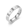 Anillo de Acero Titanio con Diamante de Estrella de Ocho Puntas de Moda 2026, Anillo de Pareja de Gama Alta de Nicho, Directo del Fabricante