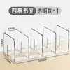 Suporte de acrílico transparente para livros, suporte para livros, suporte para livros, suporte para livros, mesa, escritório, artigos de papelaria, estante para livros, atacado