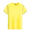 Camiseta de Algodón Puro Manga Corta Ropa de Clase Logo Impreso Personalizado Ropa de Trabajo Camisa Publicitaria Camiseta Personalizada Cuello Redondo Logo Impreso Personalizado