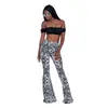 Pantalones Acampanados Estampados de Moda para Mujer Transfronterizos Amazon Wish Pantalones de Campana