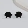 Novos Brincos de Aço Inoxidável com Recorte de Animal Cartoon Cão Lobo Tigre Koala Porco Esquilo Pássaro Pombo de Comércio Exterior