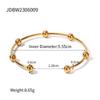 Las explosiones de Amazon no se desvanecen pulsera de acero titanio lujo ligero muy simple viento bola de acero acero inoxidable accesorios de pulsera nuevo al por mayor