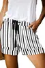 Pantalones Casuales de Pierna Ancha Estampados Cómodos de Cintura Alta para Mujer, Estilo Verano Nuevo, Pantalones Versátiles Rectos de Cinco Puntos