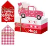 Decoraciones de Escritorio para el Día de San Valentín Artesanías de Madera Bandeja Elegante y de Moda Decoración Señalización Creativa para Fiestas