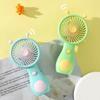 Lindo caracol ventilador de mano pequeño mini para estudiante ventilador de carga USB bolsillo exterior pequeño regalo caricatura