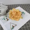 Cabeça de Hortênsia flor artificial flor de seda flor falsa decoração de parede com material floral fábrica de flores de casamento atacado flor artificial