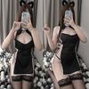 Uniforme Sexy Cheongsam Ropa Interior Sexy Traje de Pasión Tentación Conjunto de Tirantes Ropa Interior de Regalo para Esposo