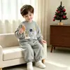 Nuevo conjunto para niño, estilo coreano, tendencia de moda primavera y otoño, sudadera de manga larga de dibujos animados y pantalones jogger, elegante conjunto de dos piezas