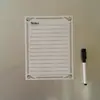 Calendario de Planificador Magnético Personalizado para Refrigerador, Pegatina de Pizarra Blanca Suave, Impreso, Duradero, Fácil de Limpiar, Tablero de Mensajes, Bloc de Notas para el Hogar