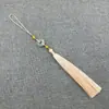 Recordando Xiangfei 12B-7 Hebilla Ping An Borla Antigua Colgante Oreja diy Hecho a Mano Cintura Hanfu Joyería Clásica Cheongsam