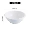 Bacia de sopa cerâmica pura branca cozida peixe bacia grande redonda restaurante utensílios de mesa hotel engrossado grande tigela de sopa sopa antiga peixe bacia