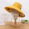 Sombrero para Mujer de Verano Protección Solar Sombrero de Pescador Doble Cara Primavera y Otoño Ala Ancha Sombrero de Sol de Moda Transpirable Protección Solar