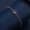 Venta caliente transfronteriza Nuevo colgante hueco con pulsera de cadena O 100 idiomas Te Amo Pulsera de proyección HD