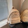 Mochila para Estudiante Extranjero para Clase 2026 Modelo Nuevo Gran Capacidad Viaje Viaje Diario Versátil Casual Bolsa Acolchada de Algodón de Alta Gama