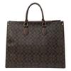 Bolso de mujer transfronterizo, nuevo bolso de hombro elegante de gran capacidad, bolso de mano de moda con estampado retro, para trabajo, 2025
