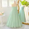 Vestido de fiesta elegante estilo francés transfronterizo para niñas, vestido de tirante irregular, elegante vestido de princesa, brillante vestido de noche