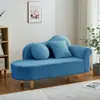 Sofá Bege para Apartamentos Pequenos, Sofá de Sala, Sofá de Tecido Moderno para Lojas de Roupas e Pousadas, Sofá Preguiçoso