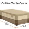 Capa Personalizada pelo Fabricante 420D para Mesa de Centro Externa Impermeável Capa para Mesa de Centro de Jardim e Lazer à Prova de Poeira Capa para Casa
