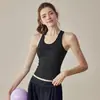 Chaleco de Yoga DC con Forma de I con Almohadilla en el Pecho para Mujer Push-Up a Prueba de Impactos Sujetador para Correr Yoga Entrenamiento Fitness Lencería Sujetador