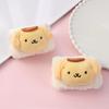 Animal Castor de Comida Cara Sanrio Pulsera Impermeable y a Prueba de Humedad Felpa Absorbente Pulsera de Animales de Dibujos Animados