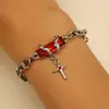 Pulsera de Diamante Negro en Forma de Estrella para Hombre, Diseño de Nicho, Nuevo Accesorio Versátil de Halloween, Collar Sencillo de Estrella para Mujer, Moderno