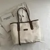 Bolsa Tote Popular Retro de Grande Capacidade para Mulheres Nova Moda 2025 Textura Bolsa de Ombro Simples Bolsa para Trabalho e Dia a Dia
