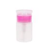 Herramientas y Suministros para Manicura Botella a Presión Borde Rosa 60ml Botella a Presión Removedor de Esmalte de Uñas Agua Líquido Limpiador Botella Vacía Pequeña Portátil