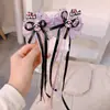 Ornamento de Testa com Laço Infantil Super Fada Corrente de Testa com Franja de Pérola de Sereia Orelha de Sereia Pendurada Adorno de Cabeça Doce para Menina