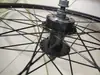 26x195/2.125 Bicicleta Cassete Duplo Rolamentado Cubo de Cassete com Liberação Rápida Alumínio Velocidade Variável Freio a Disco Aro Duplo Preto
