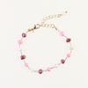Novo Estilo Coreano Dongdaemun Pulseira de Pérola de Água Doce Pérola Multicolorida Pulseira Estilo Frio para Namorada Pulseira Feminina de Nicho