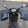 Cubierta de Manillar de Motocicleta Guantes de Invierno para Vehículo Eléctrico Cálido 125 Triciclo de Montar Cubierta de Manillar Engrosada a Prueba de Viento e Impermeable