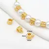 Cor de ouro 14K pingente cilíndrico que mantém a cor pingente pingente pulseira material DIY feito à mão acessórios de joia C01
