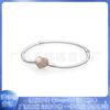 Pulsera Pangadora s925 Cobre Plateado Amor Moda Pulsera Nicho Europea y Americana Pulsera Cadena Hueso de Serpiente