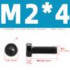 Tornillo de Acero Inoxidable 304 Negro Cabeza Delgada Torx Interno Perno Corto de Cabeza Cilíndrica Tornillo Antirrobo de Alta Resistencia M2-M8