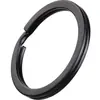 Anillo de Llave Plano Negro Puro de 25 mm Llavero Redondo Joyería Bolsas de Juguete Taza de Agua Anillo para Colgar Accesorios