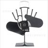 Ventilador a Calor de Comercio Exterior con 2 Aspas, Resistente a Altas Temperaturas, Accesorio Real para Chimenea de Fuego, Equipo de Ventilador Térmico de Aluminio, Ahorrador de Energía y Eficiente
