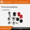 Parafusos e Porcas Pintados de Aço Carbono Personalizados, Porcas Não Padrão, Parafusos Personalizados, Parafusos Especiais para Pedivelas de Bicicleta