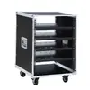 Gabinete de Amplificador 10U Casa 16U Maleta Voadora de TV Cinema KTV Casamento ao Ar Livre Chassi Multifuncional 12U Rack