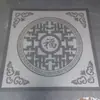 Baldosa de patio de villa estilo chino, baldosa de suelo para patio exterior, baldosa de suelo para jardín exterior antideslizante, baldosa de suelo de cuarzo PC
