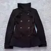 Jaqueta Cardigan Gola Alta Slimming Moda Americana Nova Transfronteiriça Dupla-Face Temperamento Clássico Estilo College Top