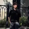 Camisa Polo Jacquard Tricô Padrão Espiga de Trigo Estilo Old Money Retrô para Homens, Verão Leve Respirável Gola Lapela Camiseta de Manga Curta Seda Gelada