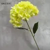 Flor de Hortensia Individual Grande Simulada Material de Flores para Boda Accesorios Florales Decoración de Techo de Salón de Bodas Pared de Fondo Decoración Interior Suave