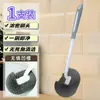 Cepillo para Inodoro para Uso Doméstico, Sin Esquinas Muertas, Cerdas Suaves Mango Largo Cepillo de Limpieza para Baño, Cepillo de Limpieza para Inodoro Montado en la Pared