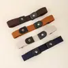 Cinturones para Hombre y Mujer, Accesorios Casuales, Cinturones Perezosos, Combinación Invisible para Jeans, Elásticos, Sin Hebilla para Estudiantes