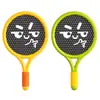 Set de Raquetas de Tenis para Niños para Principiantes, Dispositivo Silencioso de Entrenamiento de Tenis Compuesto, Herramienta de Autentrenamiento para un Jugador con Rebote de Cuerda