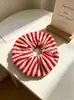 Gomas Elásticas para el Cabello de Alta Elasticidad para Mujer, Scrunchies de Lana Rayados de Gama Alta para Otoño e Invierno, Tamaño Grande, Suministro al por Mayor, Directo del Fabricante
