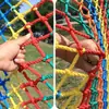 Rede Protetora Colorida, Rede Protetora de Nylon para Escada de Varanda, Rede de Escalada Infantil, Rede Decorativa Antiderrapante para Guarda-Corpo de Área Cênica