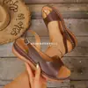 Comercio Exterior Transfronterizo Europeo y Americano Venta al por Mayor de Sandalias para Mujer 2026 Separador de Dedos Masaje Suela Gruesa Talla Grande Nuevo Estilo Sandalias Europeas y Americanas Venta al por Mayor Talla Grande