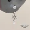 Anillo de Herradura de Invierno Pendientes de Copo de Nieve Clavos para Cartílago de Oreja de Acero de Titanio Médico Clavos Altos para Lóbulo de la Oreja Anillos para Cartílago de Oreja Desmontables de Doble Uso