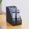 Portapapeles de examen para estudiantes, estante de almacenamiento de libros para sala de estudio, estante de almacenamiento de carpetas de archivos, estante de almacenamiento de documentos, marco de metal vertical para archivos